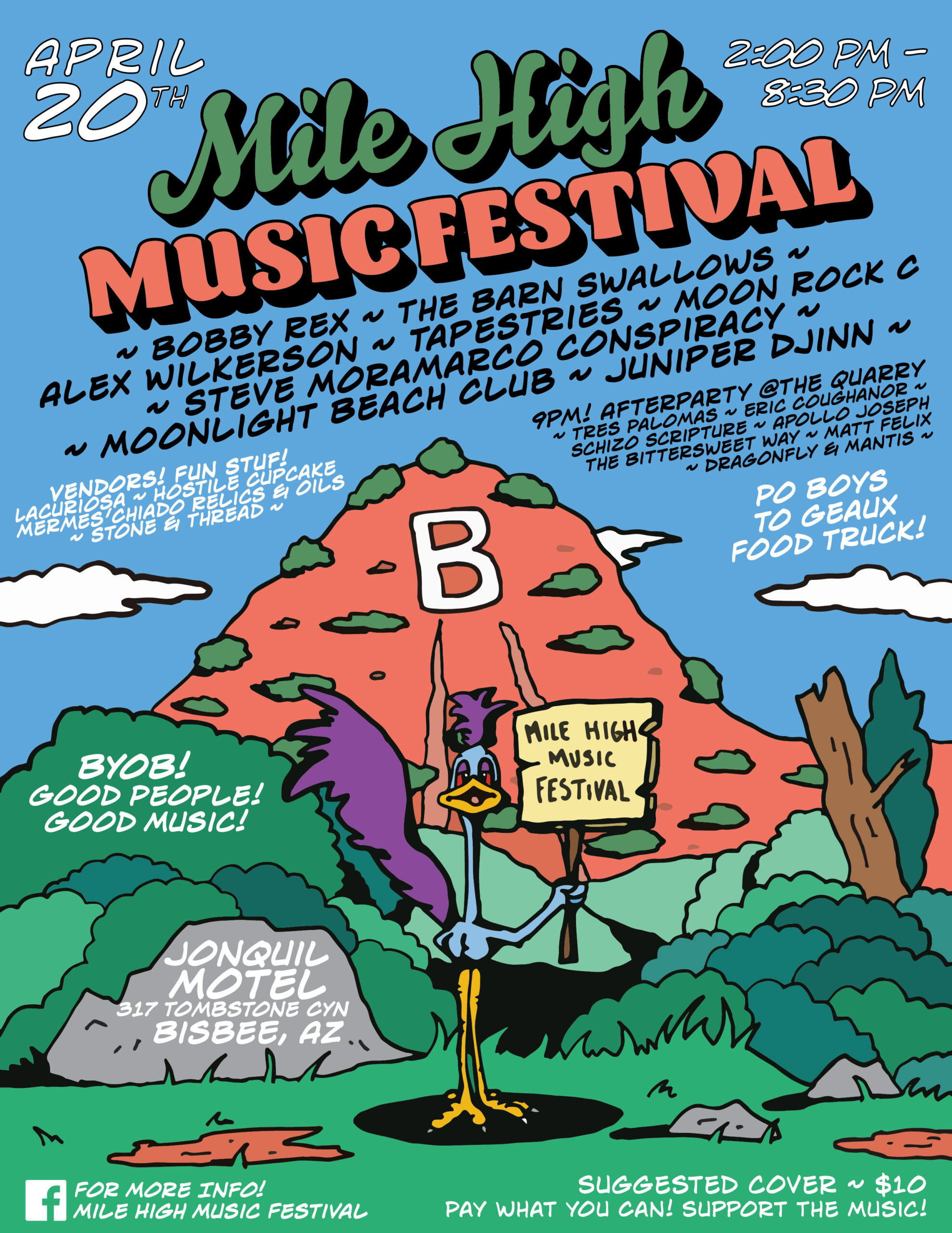 Mile High Music Festival Bisbee 4/20/23